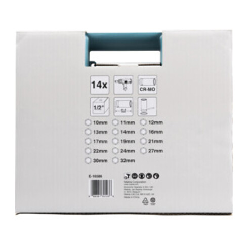 Makita IMPACT BLACK Schlagnuss-Set 14-tlg. 1/2"