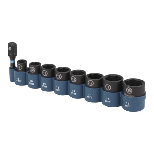 Makita IMPACT BLACK Schlagnuss-Set 9-tlg. 3/8"