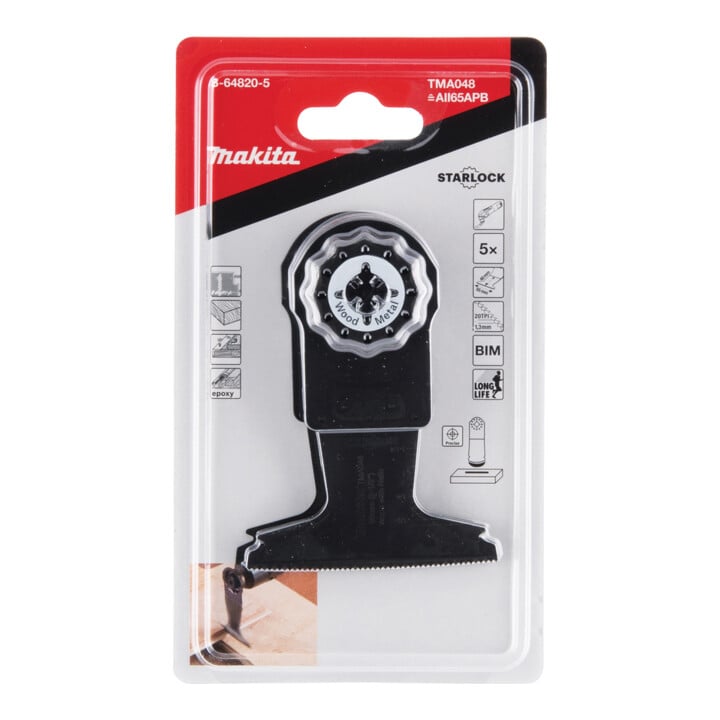 Makita invalcirkelzaagblad 6 5mm TMA048 5-delig