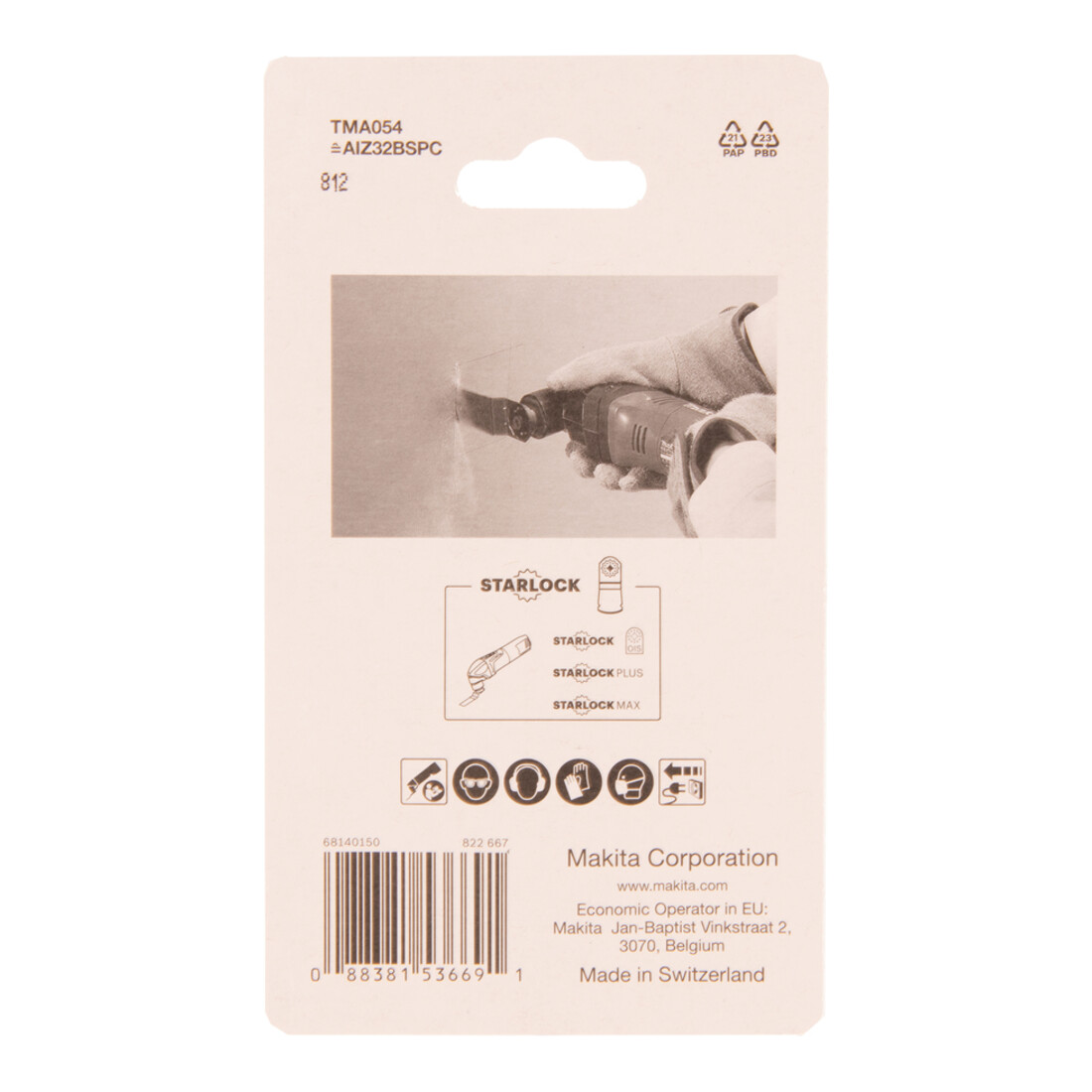 Makita invalzaagblad 32mm TMA054