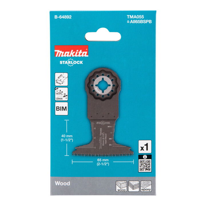 Makita invalzaagblad 65 BIM TMA055