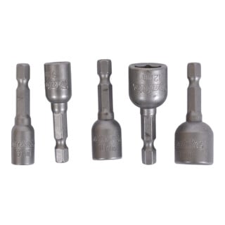 Makita Jeu de clés à douille 1/4" 5 pièces