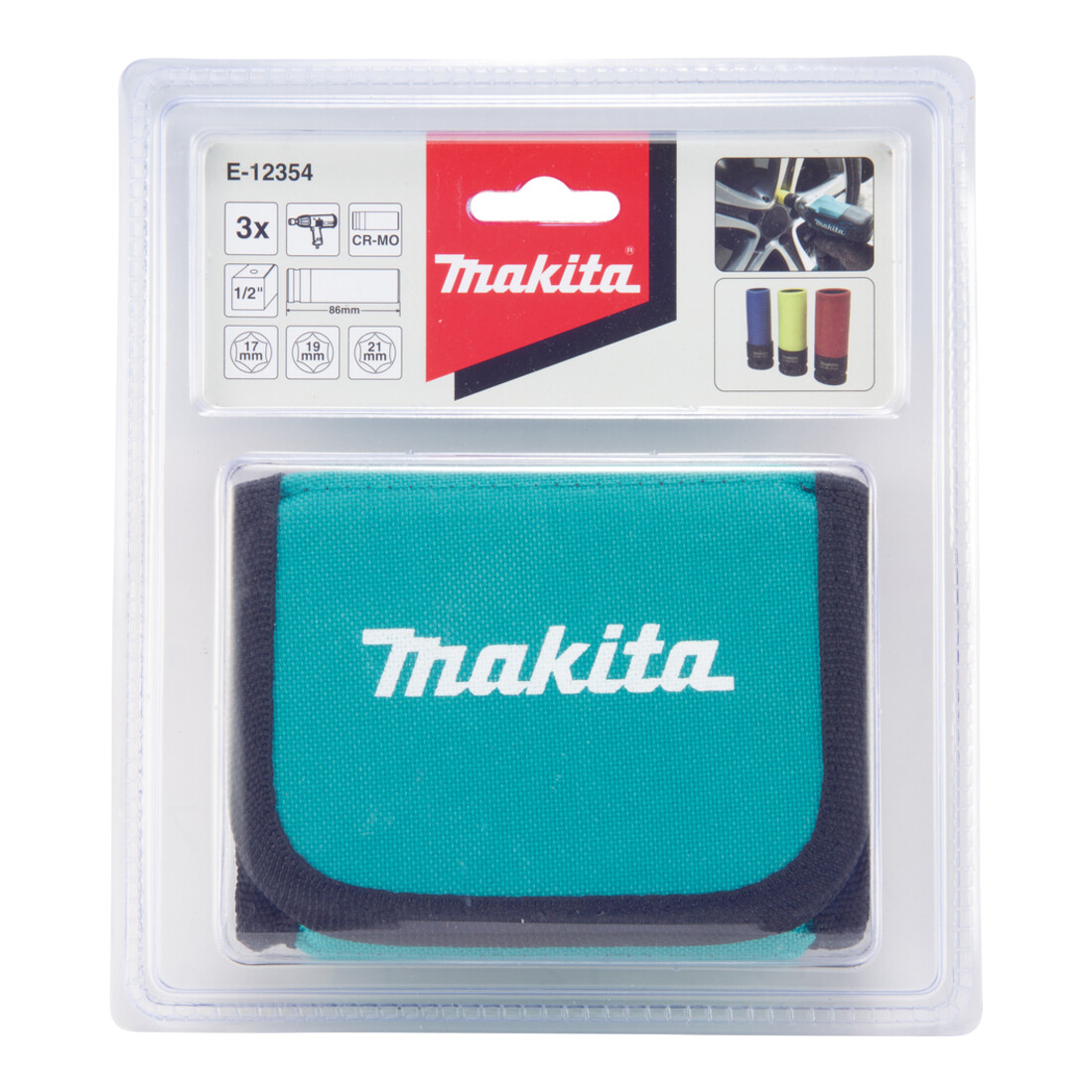 Makita Jeu de clés à douille 3 pces 1/2 pouce