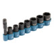 Makita Jeu de douilles 8 pièces, carré 1/4"-1
