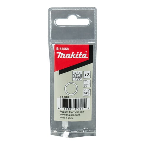 Makita Kit de joints toriques pour 1/2" 17mm B-54558
