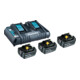 Makita Kit di alimentazione Li 18,0V 5Ah 198458-6-1