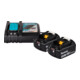 Makita Kit source d’alimentation 18V 2x5Ah