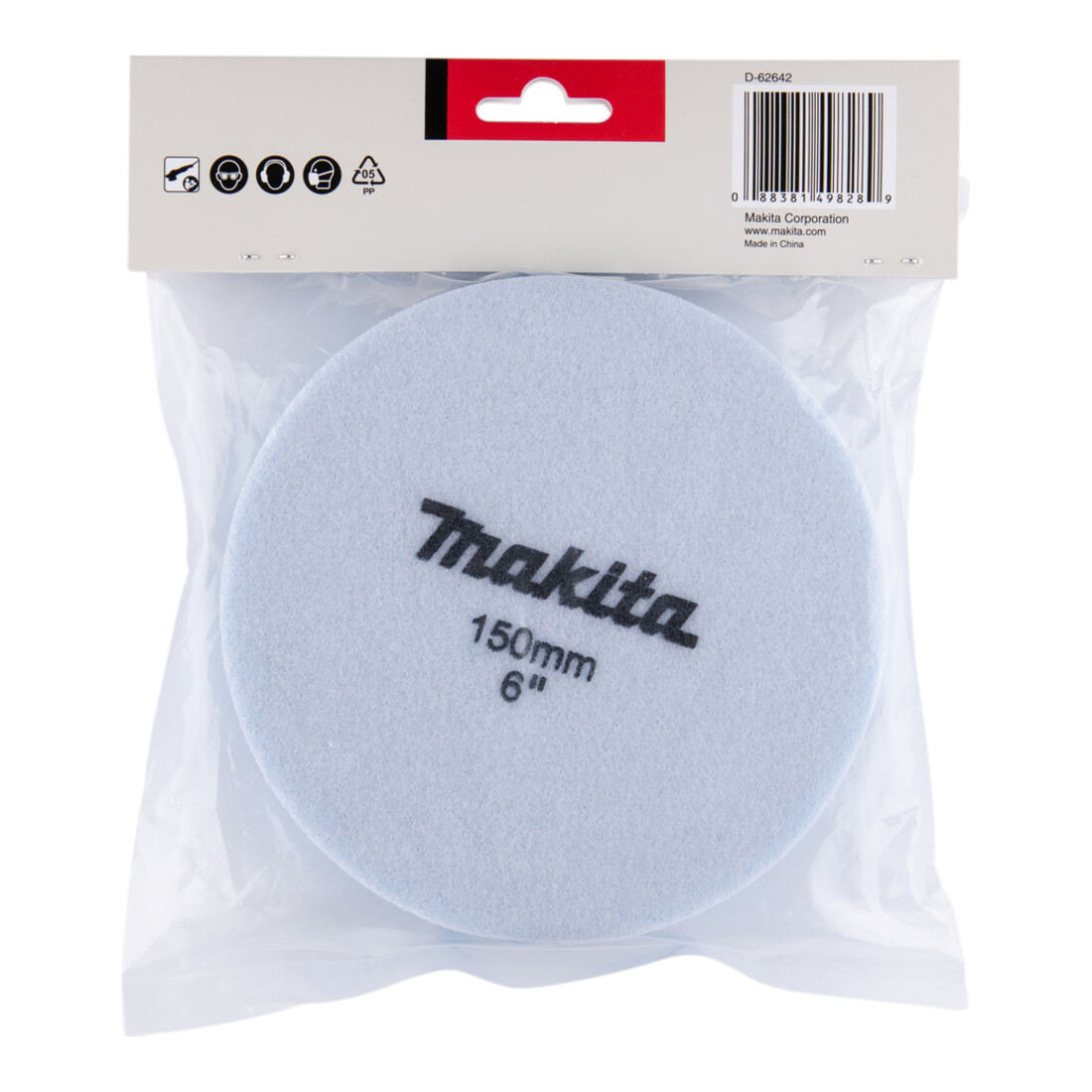 Makita Klett-Schwamm Blau 150mm D-62642