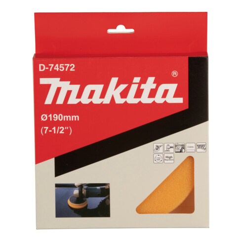 Makita Klett-Schwamm Orange 190mm