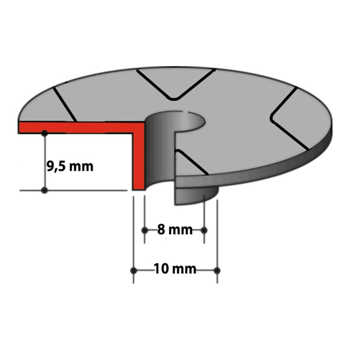 Makita kopieerring 10.0mm (343577-5)