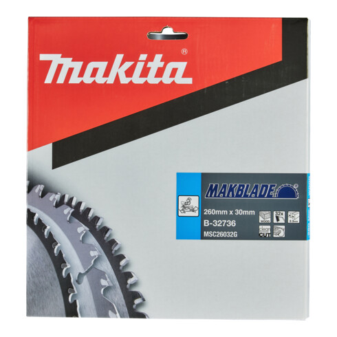Makita Lama per sega circolare MAKBLADE 260x30x32Z (B-32736)