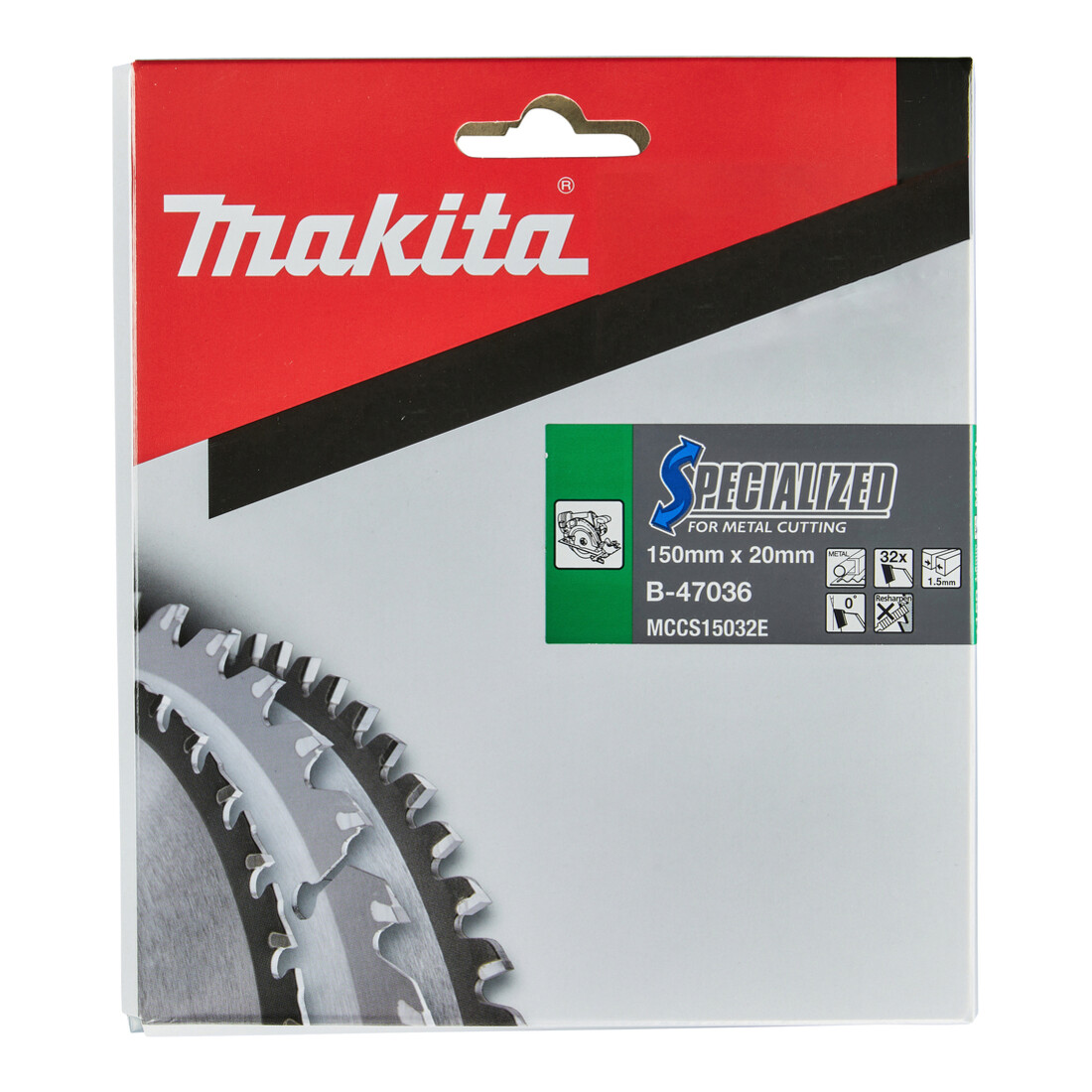 Makita Lama per sega circolare per metallo 150x20x32 Z B-47036