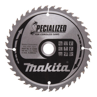 Makita Lama per sega circolare SPECIALIZED 165x20x40Z