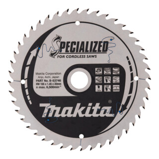 Makita Lama per sega circolare SPECIALIZED 165x20x44Z