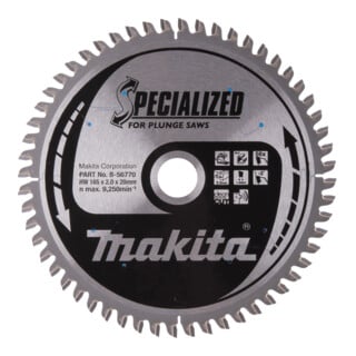 Makita Lama per sega circolare SPECIALIZED 165x20x56Z (B-56770)