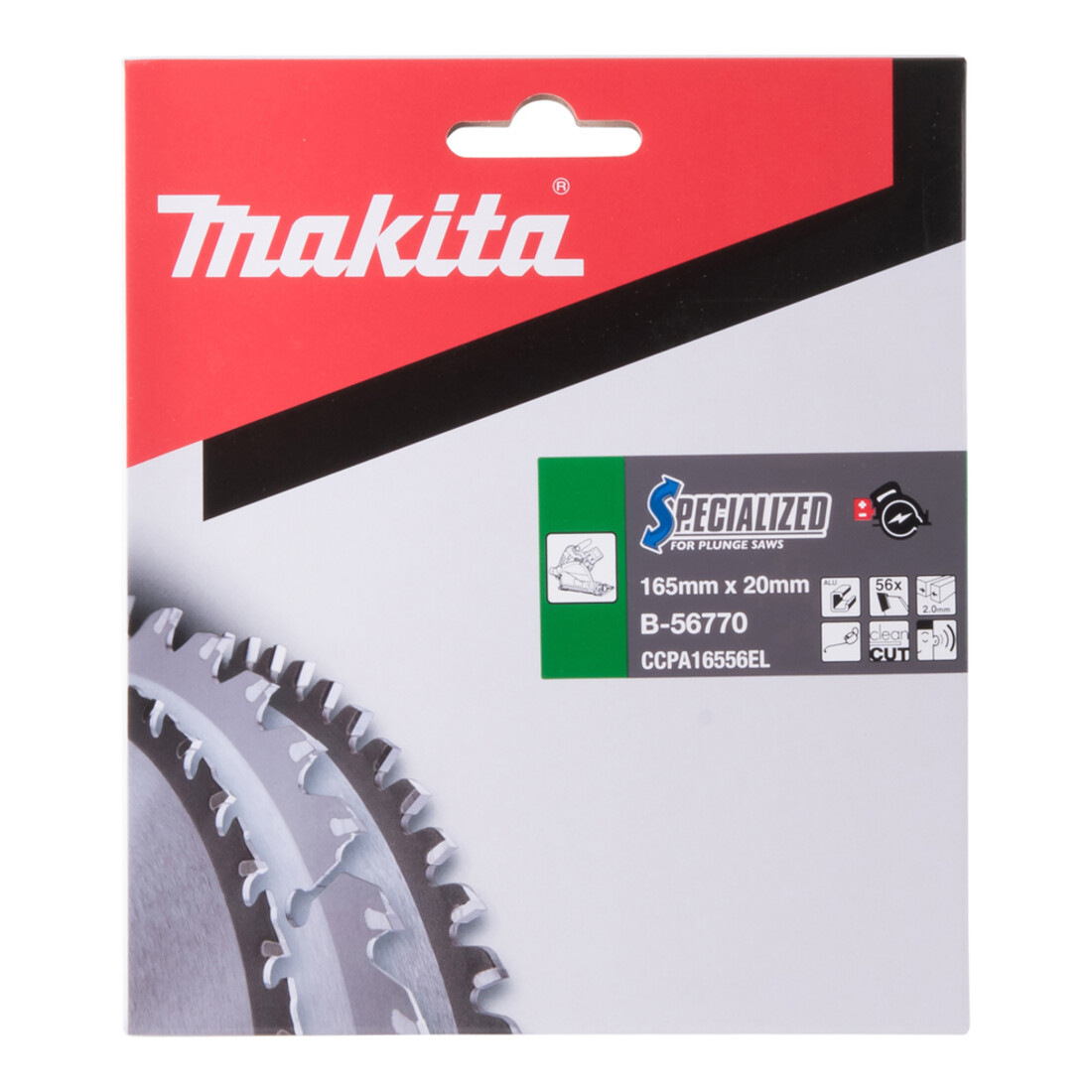 Makita Lama per sega circolare SPECIALIZED 165x20x56Z (B-56770)