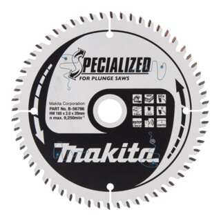 Makita Lama per sega circolare SPECIALIZED 165x20x60Z