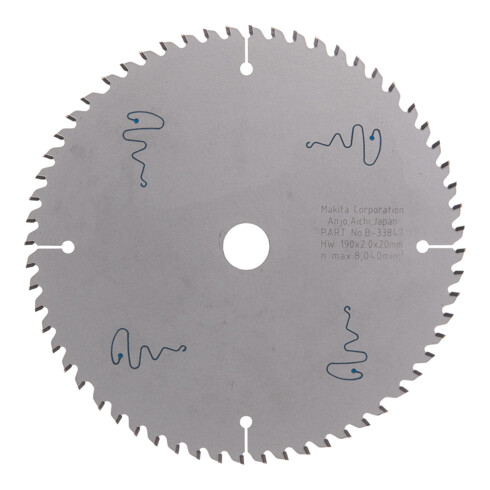 Makita Lama per sega circolare SPECIALIZED 190X20X60Z (B-33847)