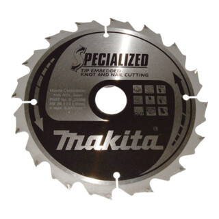 Makita Lama per sega circolare SPECIALIZED 190x30x16Z (B-33059)