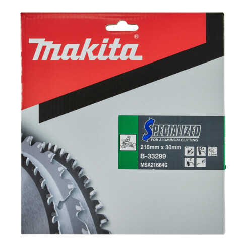 Makita Lama per sega circolare SPECIALIZED 216x30x64Z (B-33299)
