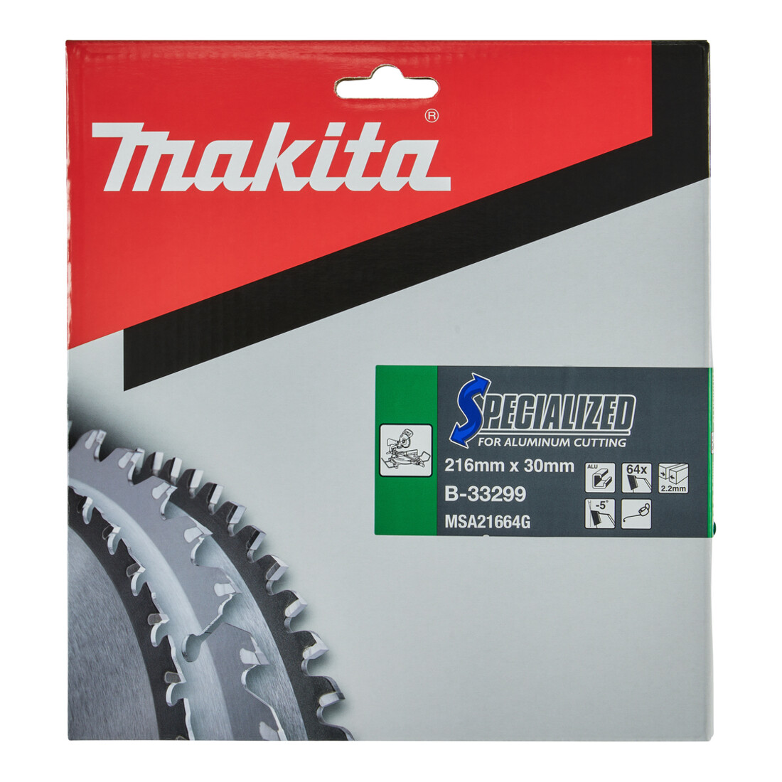 Makita Lama per sega circolare SPECIALIZED 216x30x64Z (B-33299)