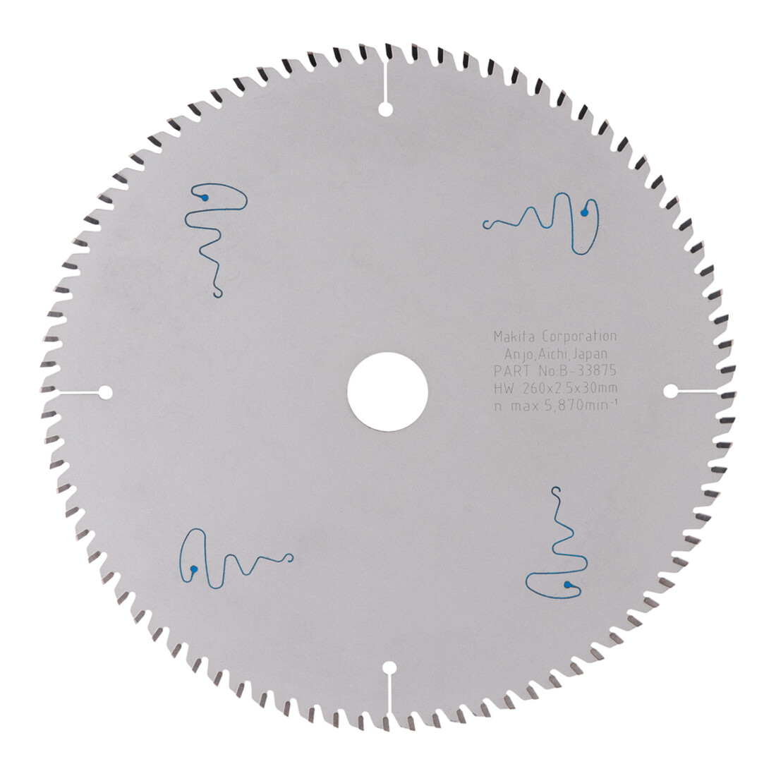 Makita Lama per sega circolare SPECIALIZED 260x30x84Z (B-33875)