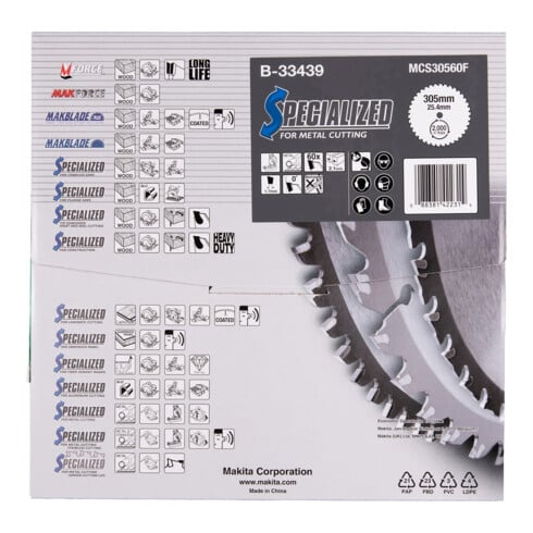Makita Lama per sega circolare SPECIALIZED 305x25,4x60 (B-33439)