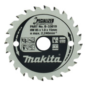 Makita Lama per sega circolare SPECIALIZED 85x15x24Z (B-33819)