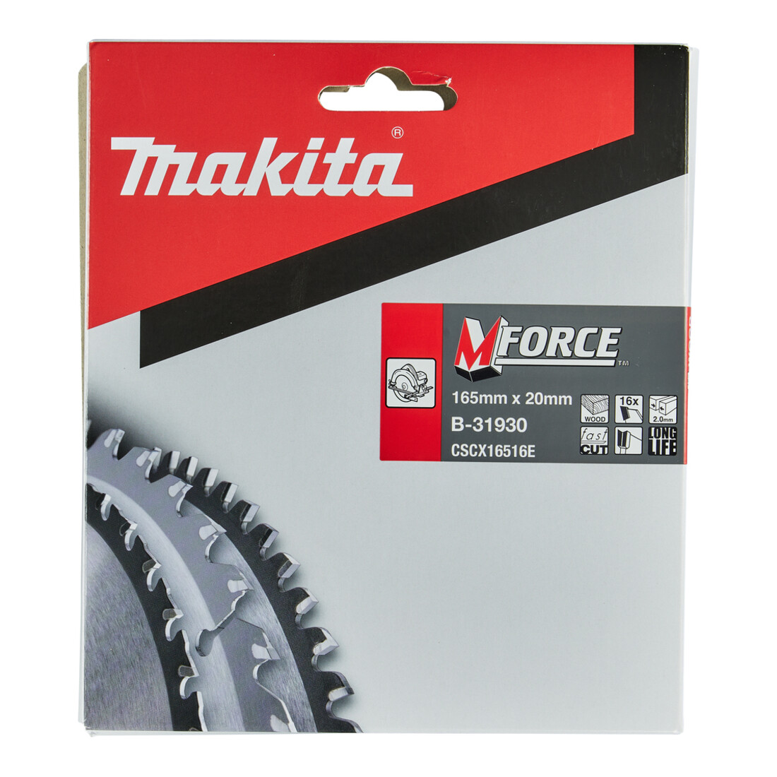 Makita Lama per sega M-FORCE 165x20x16Z