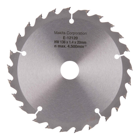 Makita Lame de scie 136×1,4×20, 25 dents EFFICUT Bois