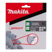Makita Lame de scie 136×1,4×20, 45 dents EFFICUT Bois-4