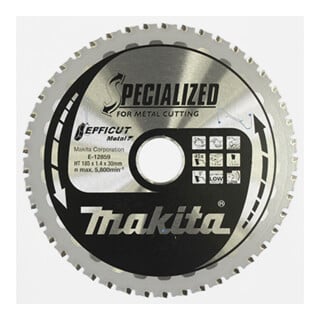 Makita Lame de scie 185×1,4×30, 45 dents EFFICUT Métal