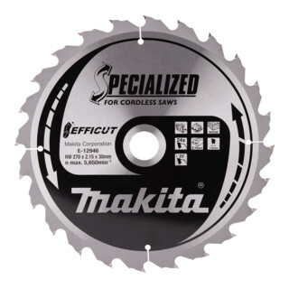 Makita Lame de scie Efficut 270×30×24 dents