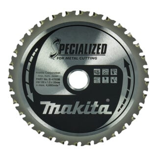 Makita lame de scie pour métal 150x20x32Z B-47036