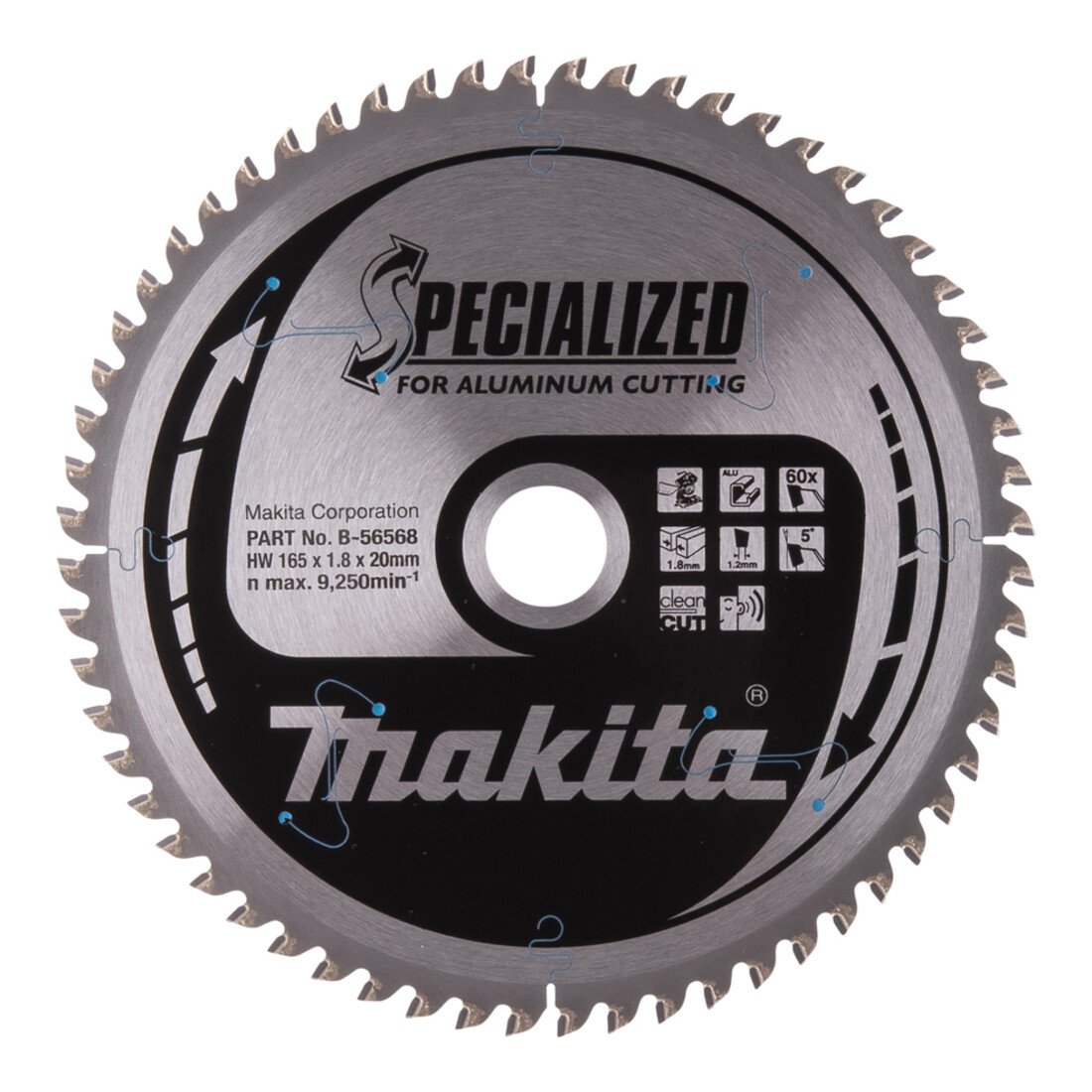 Makita lame de scie SPECIALISEE 165x20x60Z