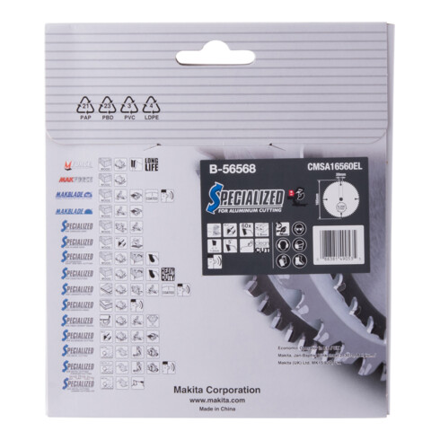 Makita lame de scie SPECIALISEE 165x20x60Z
