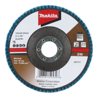 Makita klepschijf 125 Z