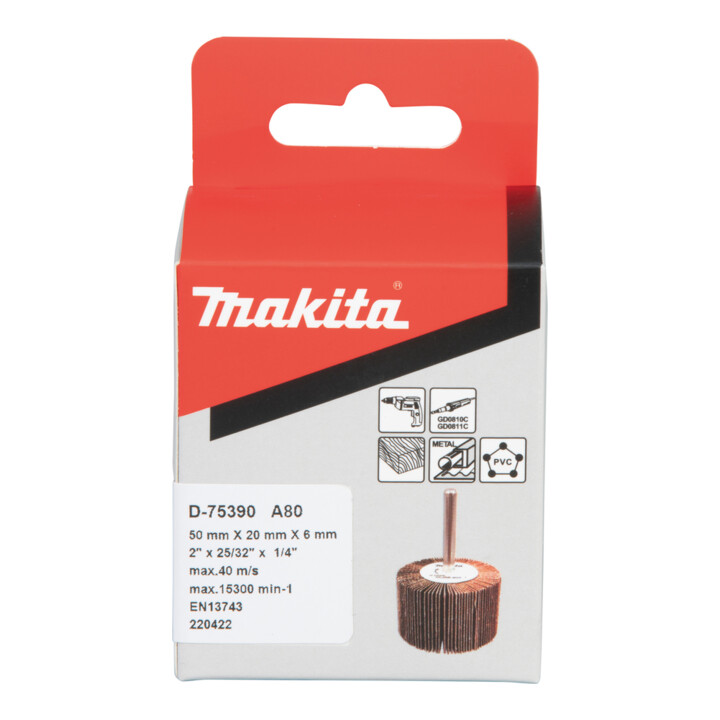 Makita Lamellenschleifer A80, 50x20 mm