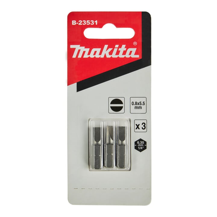Makita lange sleufbit 0,8x5,5x25 B-23531