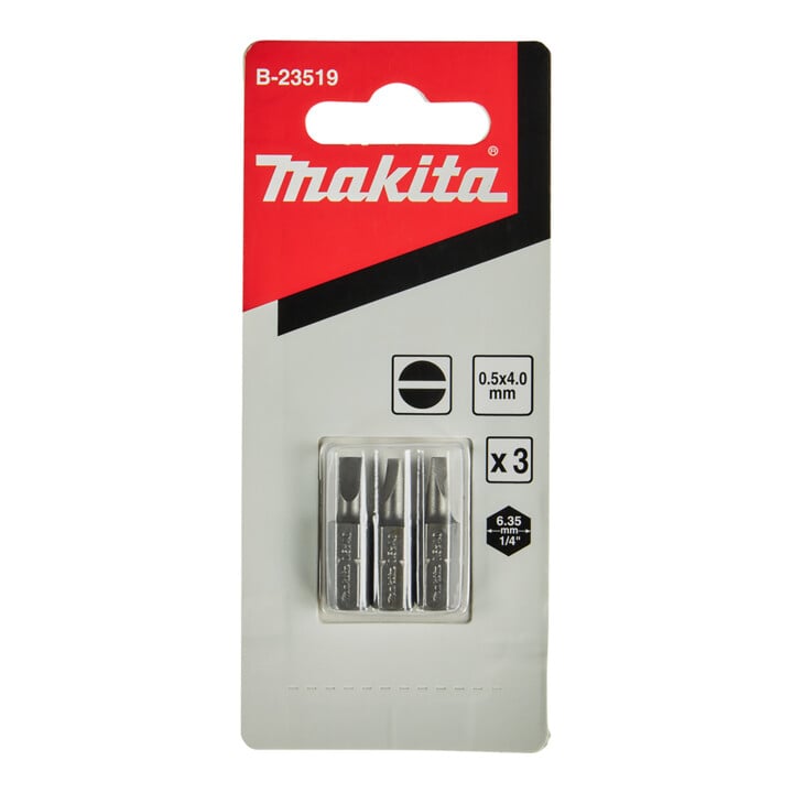 Makita Langschlitz Bit 0,5x4x25 B-23519