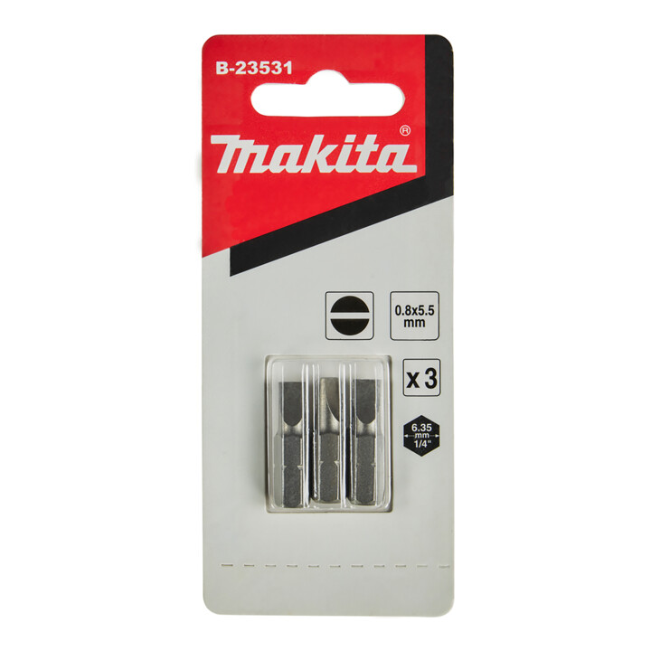 Makita Langschlitz Bit 0.8x5.5x25 B-23531