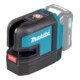 Makita Laser a linee incrociate a batteria SK105DZ rosso-1