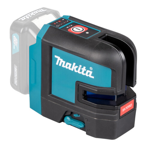 Makita Laser a linee incrociate a batteria SK105DZ rosso