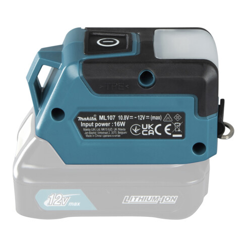 Makita LED-Akku-Taschenlampe CXT, max. 12V, 200 lm