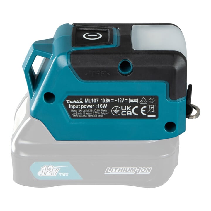 Makita LED-Akku-Taschenlampe CXT, max. 12V, 200 lm