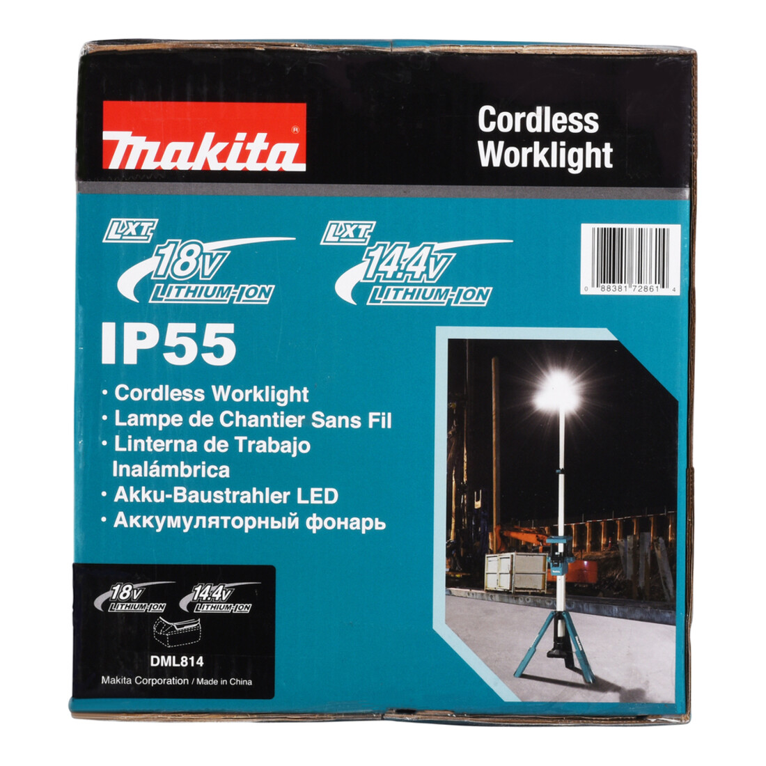 Makita LED-Baustrahler 14,4V-18V kpl. DEADML814