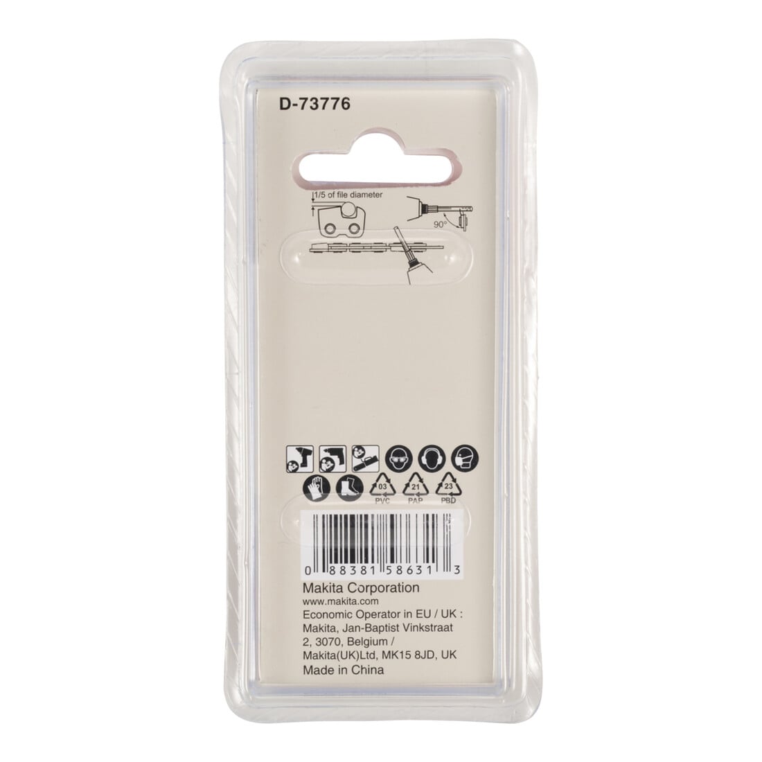 Makita Lime ronde 5,2 mm 1/4"