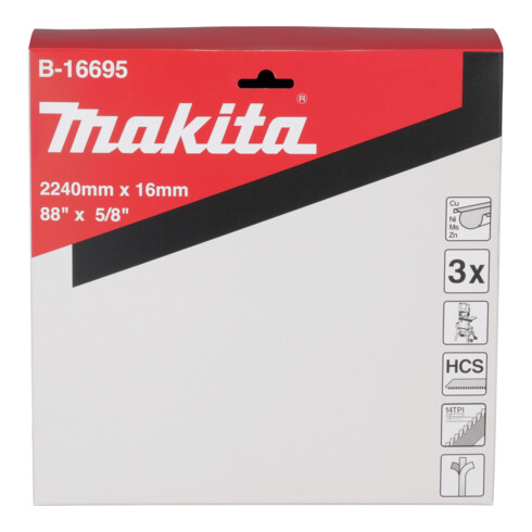Makita lintzaagblad 14 tanden 14 Inch nonferrometaal (B-16695)