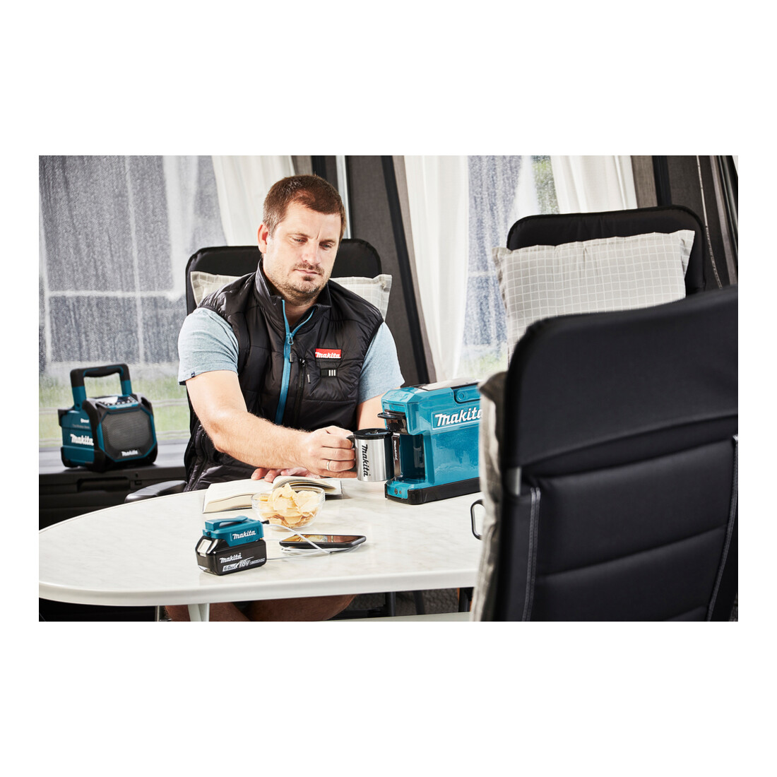 Makita Macchina per caffè a batteria CXT/LXT DCM501Z