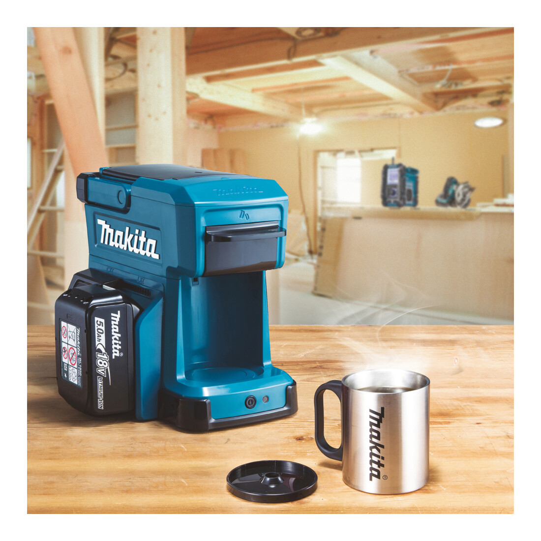Makita Macchina per caffè a batteria CXT/LXT DCM501Z